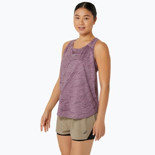 Топ для бігу жіночий ASICS Road All Over Print Tank dusty mauve