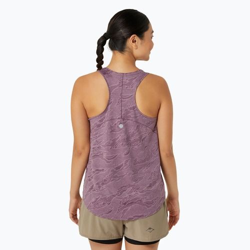 Топ для бігу жіночий ASICS Road All Over Print Tank dusty mauve