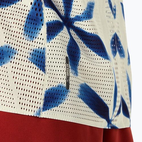 Футболка для бігу жіноча ASICS Metarun Shibori Top brich/blue expanse