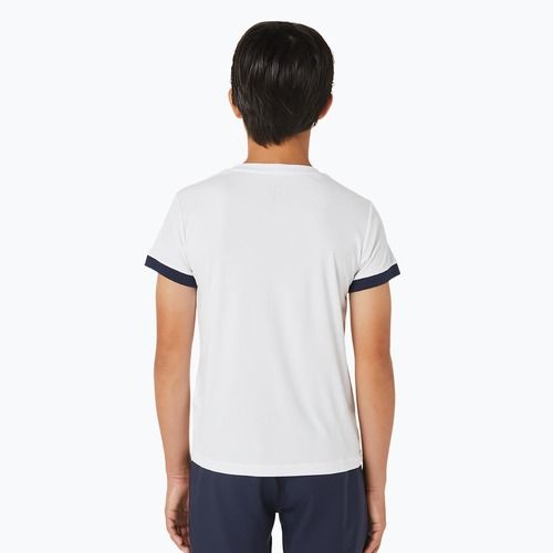 Футболка дитяча ASICS Tennis Top brilliant white/midnight