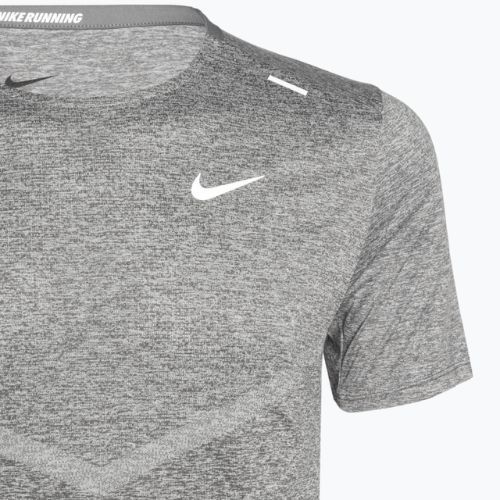 Футболка для бігу чоловіча Nike Dri-Fit Rise 365 smoke grey/heather