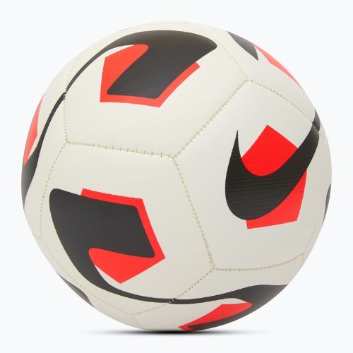 М'яч футбольний Nike Park Team 2.0 white/bright crimson/black розмір 3