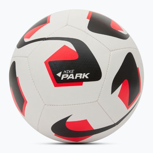 М'яч футбольний Nike Park Team 2.0 white/bright crimson/black розмір 4