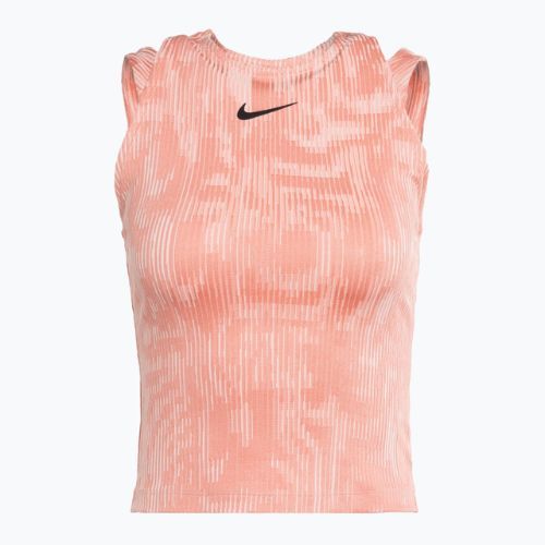 Топ тенісний жіночий Nike Court Dri-Fit Slam RG pink quartz/black