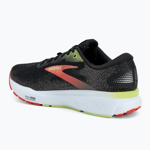 Кросівки для бігу чоловічі Brooks Ghost 16 GTX black/mandarin red/green