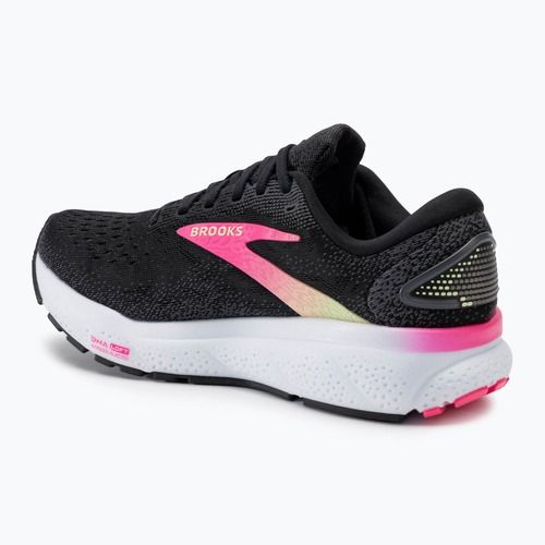 Кросівки для бігу жіночі Brooks Ghost 16 black/pink/yellow