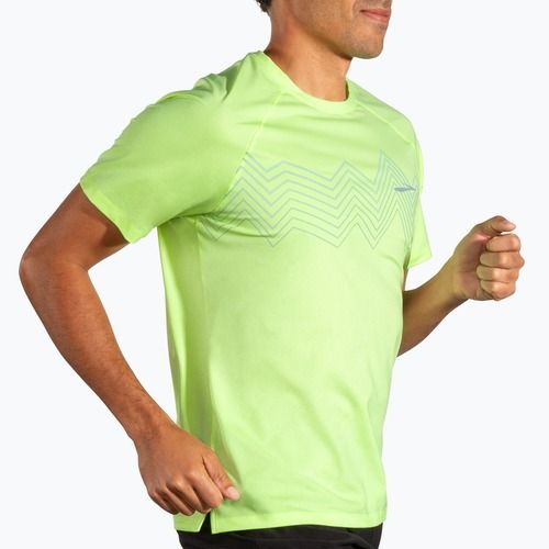 Чоловіча бігова сорочка Brooks Atmosphere 2.0 лайм/підвищений