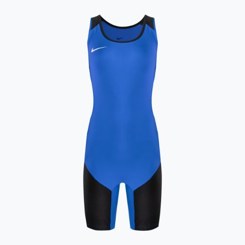 Жіночий борцівський трико Nike Weightlifting Singlet royal/black