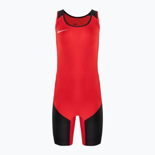 Комбінезон чоловічий Nike Weightlifting Singlet scarlet/black