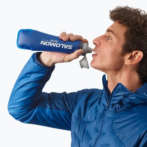 Пляшка Salomon Soft Flask 400 ml/13 oz Insulated clear blue
