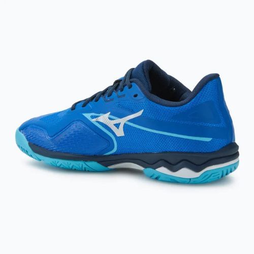 Кросівки для тенісу чоловічі Mizuno Wave Exceed Light 2 AC mugen blue/white/river blue