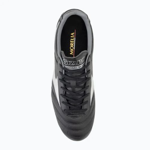 Кросівки футбольні чоловічі Mizuno Morelia II Pro MD black/galaxy silver/dark shadow