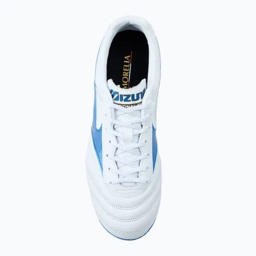 Кросівки футбольні чоловічі Mizuno Morelia II Pro MD white/laser blue/gold