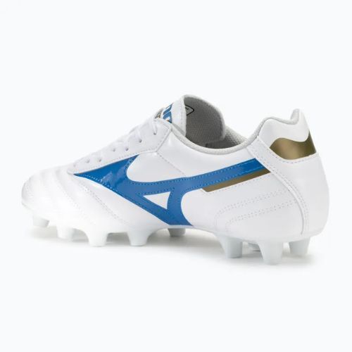 Кросівки футбольні чоловічі Mizuno Morelia II Club FG white/laser blue/gold