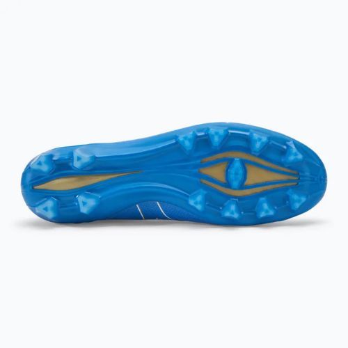 Кросівки футбольні чоловічі Mizuno α Japan FG white/laser blue/gold