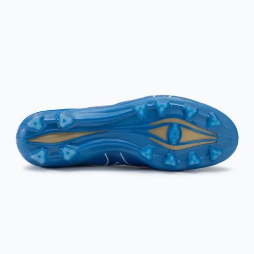 Кросівки футбольні чоловічі Mizuno α Elite FG white/laser blue/gold