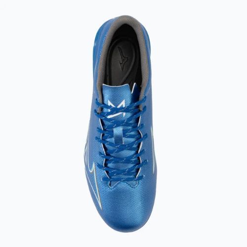 Кросівки футбольні чоловічі Mizuno α Select FG white/laser blue/gold