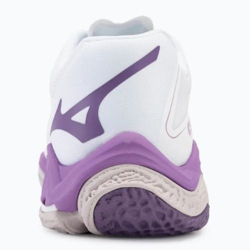 Кросівки волейбольні жіночі Mizuno Wave Lightning Z8 white/patrician purple/quince