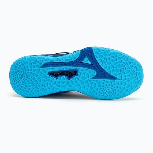 Кросівки для гандболу чоловічі Mizuno Wave Stealth Neo 2 Mid mugen blue/white/estate blue