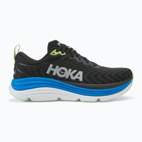 Кросівки для бігу чоловічі HOKA Gaviota 5 black/electric cobalt