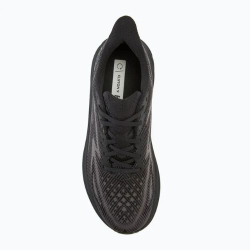 Кросівки для бігу чоловічі HOKA Clifton 9 Wide black/black