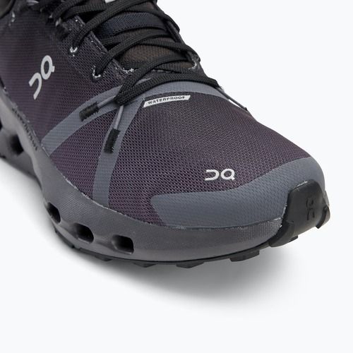 Кросівки для бігу жіночі On Cloudsurfer Trail Waterproof black/eclipse