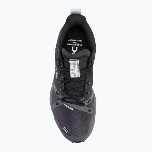 Кросівки для бігу жіночі On Cloudsurfer Trail Waterproof black/eclipse