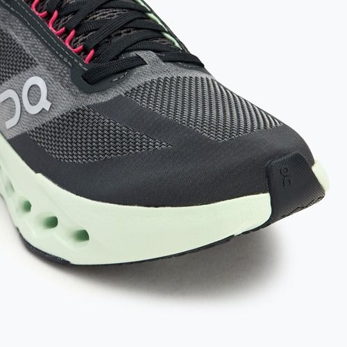 Кросівки для бігу жіночі On Cloudsurfer Next black/lima