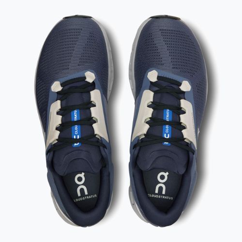 Кросівки для бігу чоловічі On Cloudstratus 3 metal/glacier