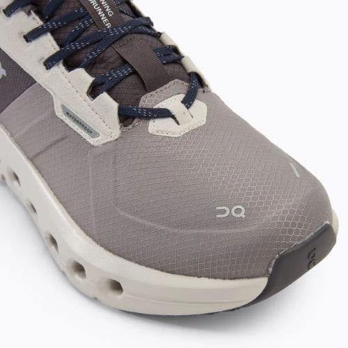 Кросівки для бігу чоловічі On Cloudrunner 2 Waterproof zinc/midnight