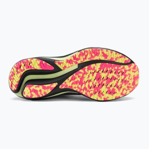 Чоловічі бігові кросівки Mizuno Wave Rider 28 чорний/сріблястий/сонячний лайм