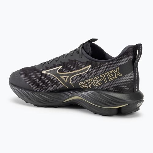 Кросівки для бігу чоловічі Mizuno Wave Rider GTX 2 black/golden halo/quiet shade