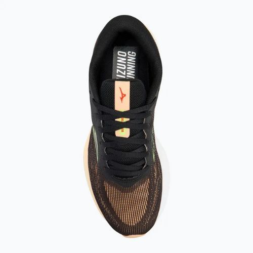 Кросівки для бігу жіночі Mizuno Wave Ultima 15 black/mizuno neo lime/apricot ice