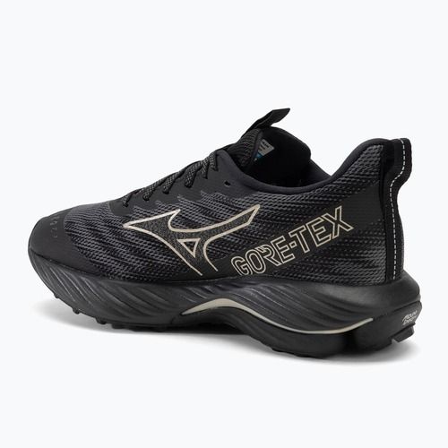 Кросівки для бігу жіночі Mizuno Wave Rider GTX 2 iron gate/ge gold/black