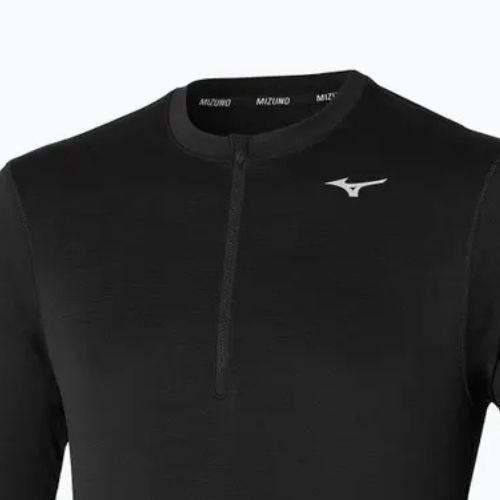Кофта для бігу чоловіча Mizuno Impulse Core Half Zip black