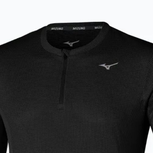 Кофта для бігу чоловіча Mizuno Dryaeroflow Half Zip black