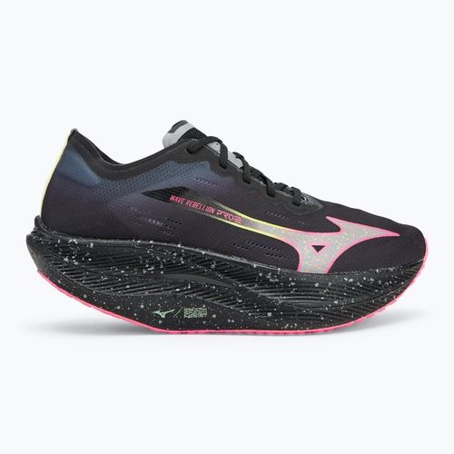 Кросівки для бігу чоловічі Mizuno Wave Rebellion Pro 2 black/silver/pink tetra