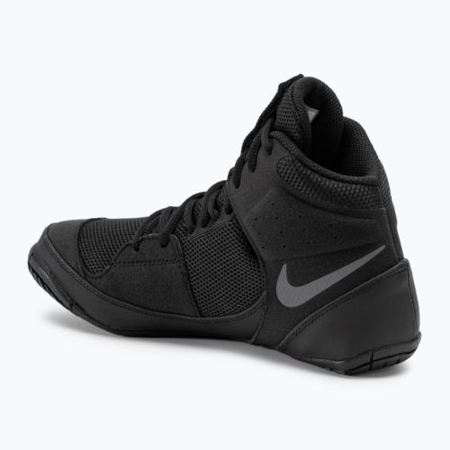 Кросівки борцівські Nike Fury black/metallic silver