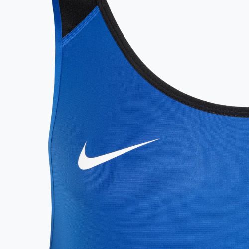 Чоловічий борцівський трико Nike Weightlifting Singlet royal/black