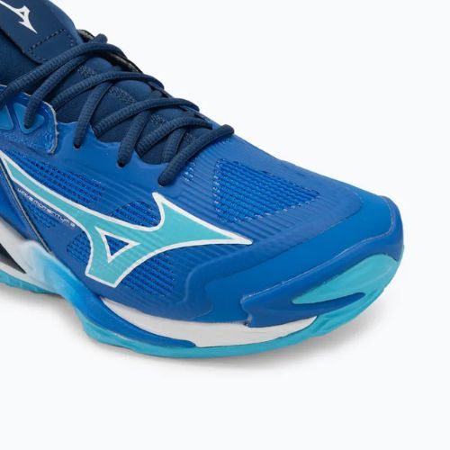 Кросівки волейбольні чоловічі Mizuno Wave Momentum 3 mugen blue/white/estate blue
