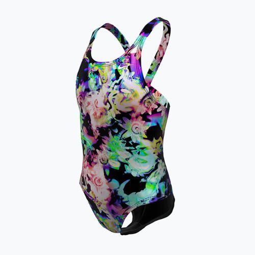 Дитячий суцільний купальник Nike Hydrastrong Multi Print Fastback веселка