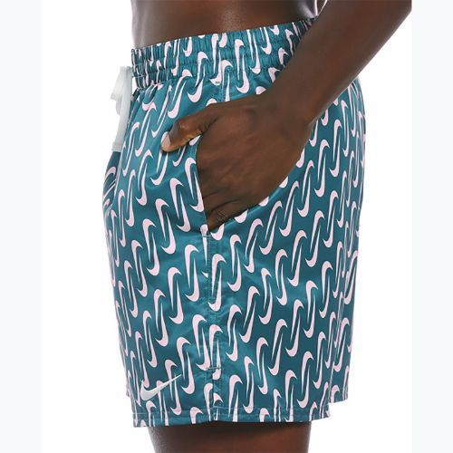 Чоловічі шорти для плавання Nike Swoosh Link 5" Volley dusty cactus