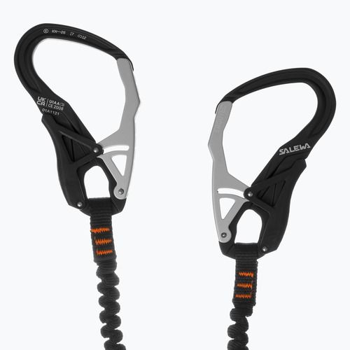 Самостраховка Salewa Set Via Ferrata Ergo Tex black/orange