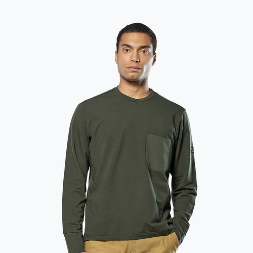 Чоловіча кофта Salewa Fanes Dry Pullover темно-оливкова