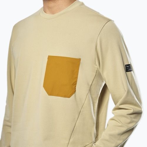 Чоловіча кофта Salewa Fanes Dry Pullover quicksand