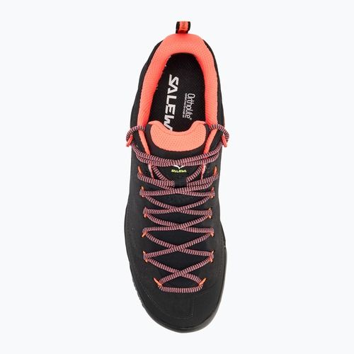 Черевики туристичні жіночі Salewa Wildfire Leather GTX black/fluo coral