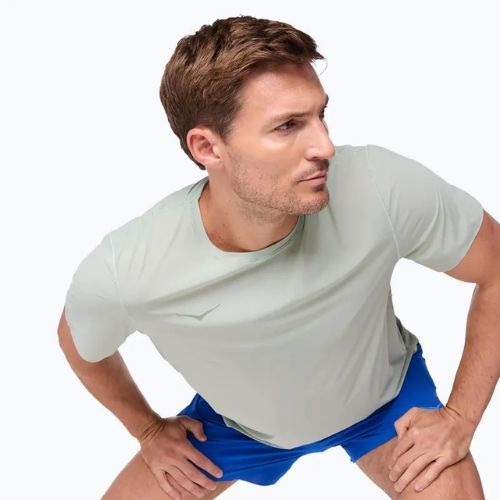 Чоловіча бігова сорочка HOKA Airolite Run з алое вера