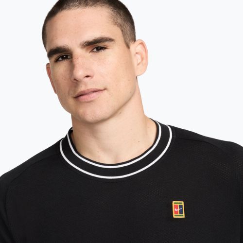 Футболка тенісна чоловіча Nike Court Heritage black/white