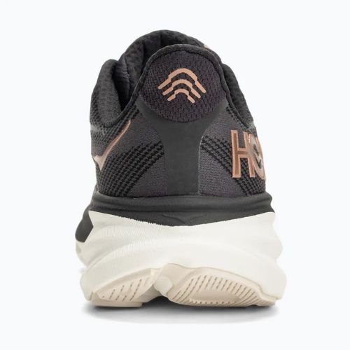 Кросівки для бігу жіночі HOKA Clifton 9 black/rose gold