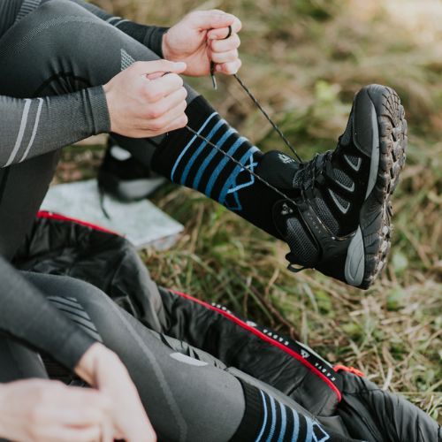 Чоловічі трекінгові черевики KADVA Traver Mid WaterProof чорний